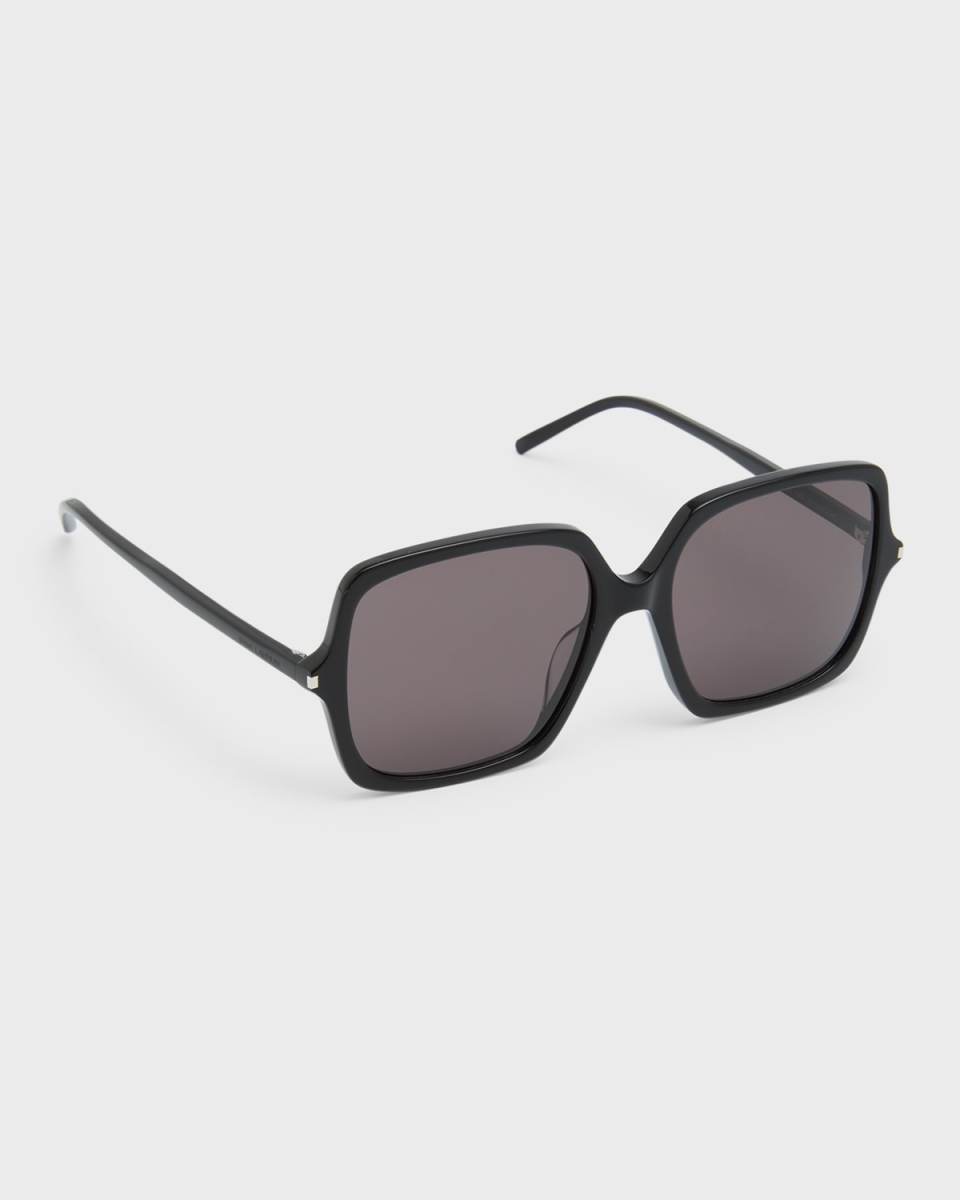 Logo Acetate Butterfly Sunglasses